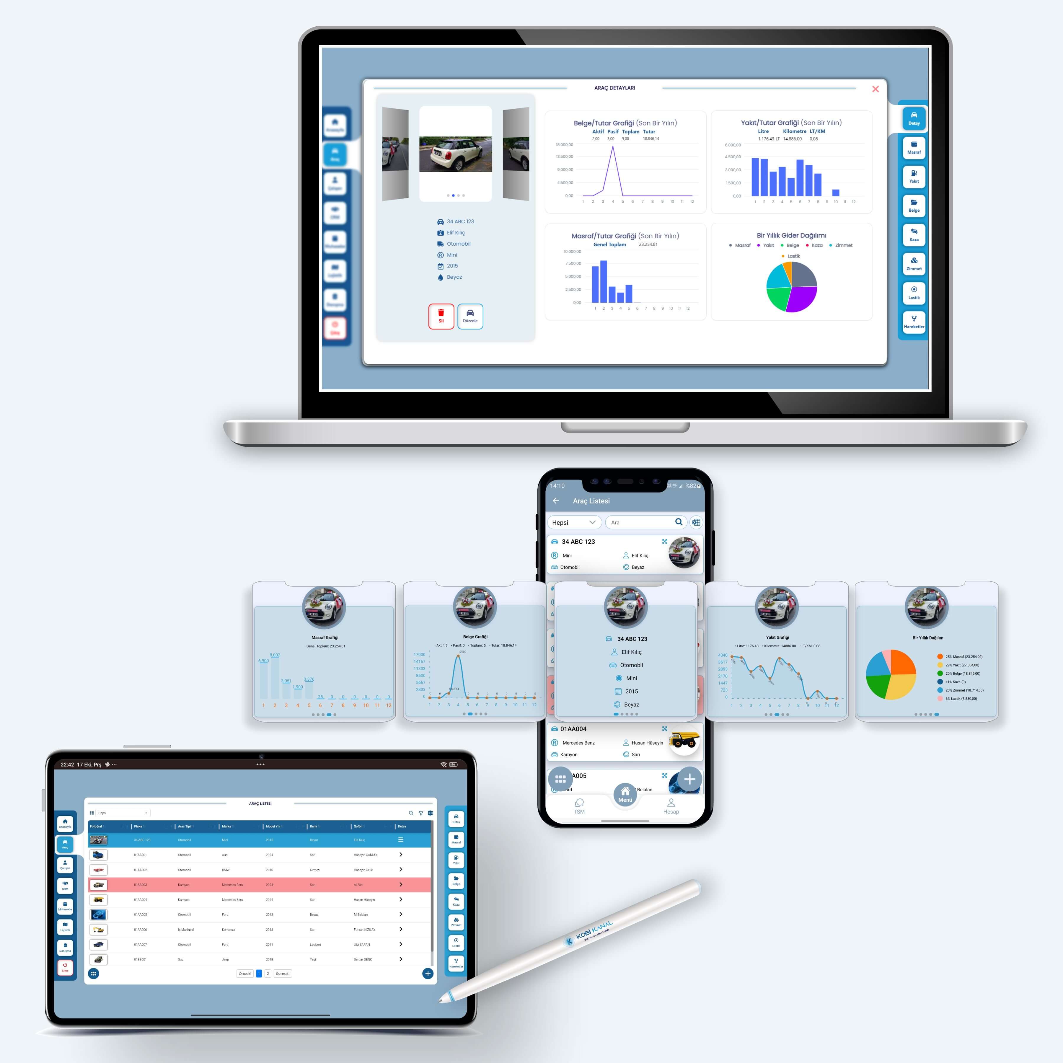 mobil filo erp yazılım
