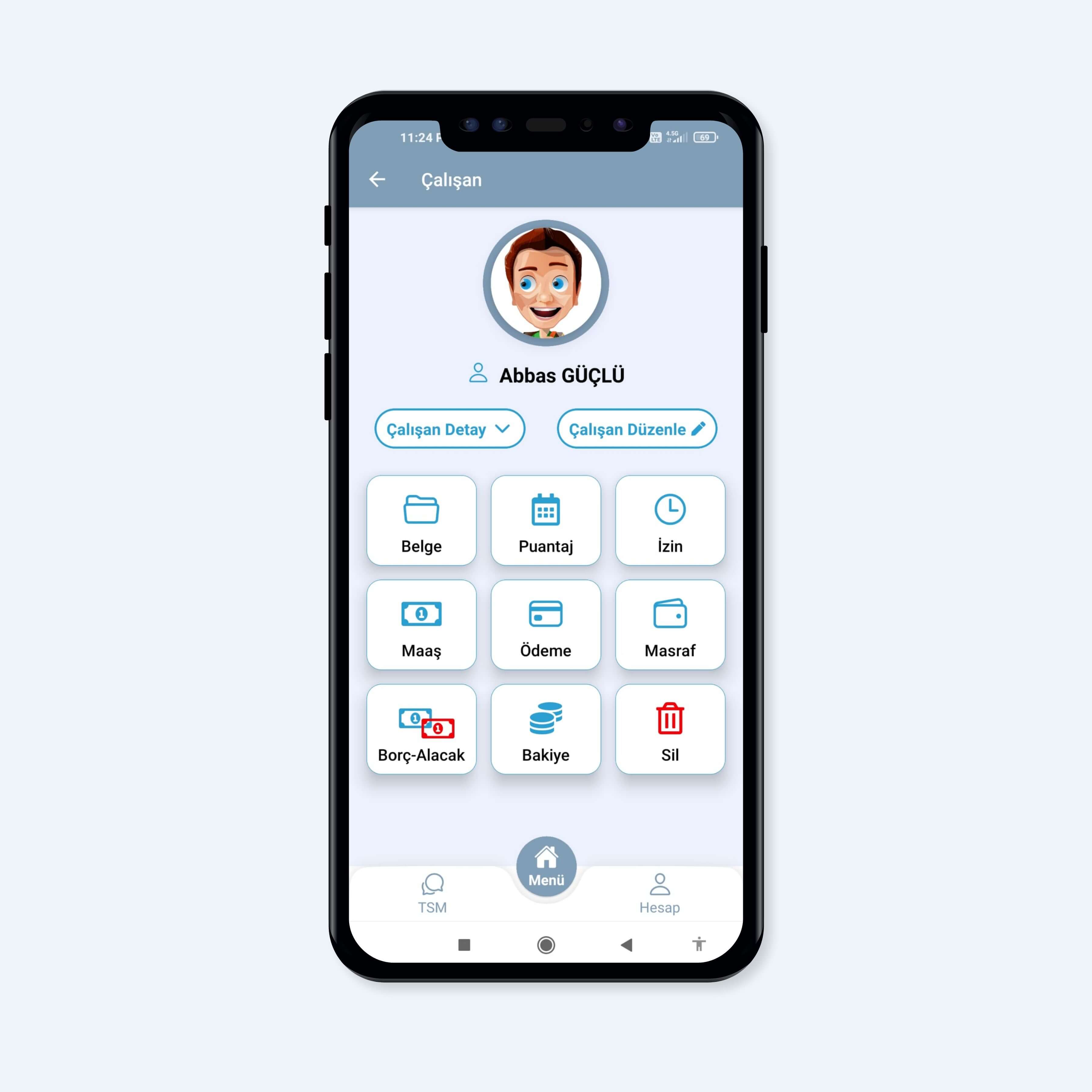İK yazılımı mobil uygulama