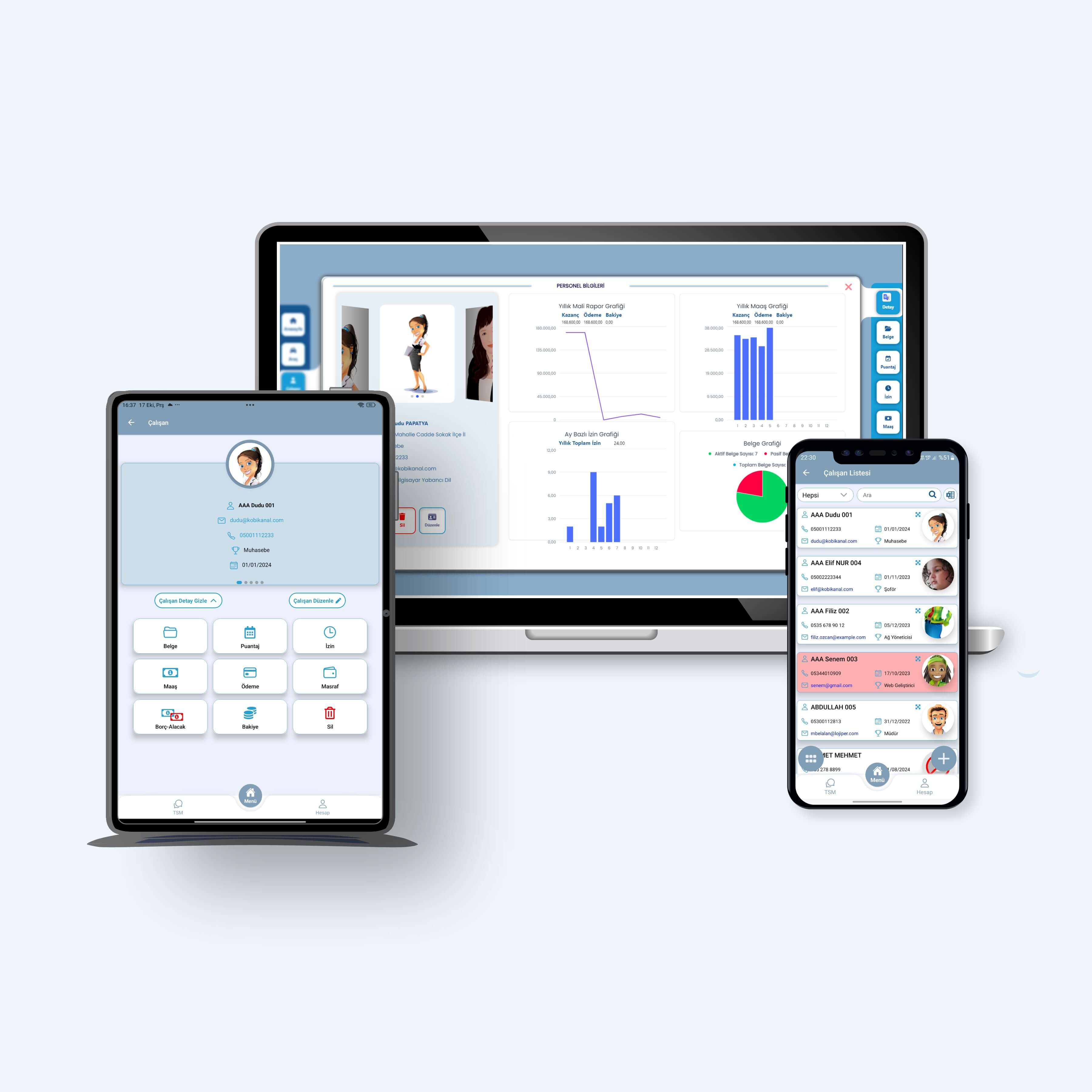 personel ve ik yönetim mobil uygulama